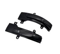 UAGFDFF Wing Mirror Turn Signal Light Car LED Dynamic Turn Side Wing Signal Light Rearview Mirror Indicator For Mitsubishi For Outlander Sport For ASX 2014-2020 For Lancer 2016(Smoked black-Yellow)