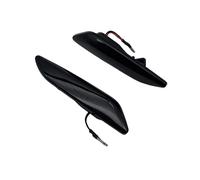 UAGFDFF Wing Mirror Turn Signal Light For Fiat For Egea For Tipo Car Dynamic LED Turn Signal Side Marker Light Sequential Flashing(Smoked Black)