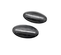 UAGFDFF Wing Mirror Turn Signal Light For Opel For Vauxhall For Agila Mk2 2008- Car LED Dynamic Side Marker Turn Signal Lights Indicator Amber Repeater 2PCS(Crystal White)