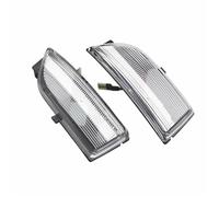 UAGFDFF Wing Mirror Turn Signal Light For Ranger T6 For Wildtrak For Everest 2015 2016 2017 2018 2019 2x Dynamic LED Sequential Turn Signal Side Mirror Light(Crystal)