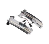 UAGFDFF Wing Mirror Turn Signal Light Sequential Blinker Dynamic Side Mirror Indicator Light Turn Signal Lamp 31371878 31371879 For Volvo XC60 2014 2015 2016 2017(Crystal)