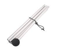 UALXPAO Camping Poles 1Pc 5 Section 1.6/2M Aluminum Alloy Adjustable Shelter Awning Support Pole Foldable Beach Canopy Tent Tarp(2M pointed tip)