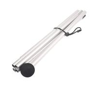 UALXPAO Camping Poles 1Pc 5 Section 1.6/2M Aluminum Alloy Adjustable Shelter Awning Support Pole Foldable Beach Canopy Tent Tarp(2M flat tip)