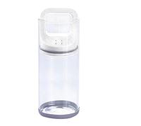 UALXPAO Coffee Beans Vacuum Sealed Tanks Kitchen Food Storage Clear Glass Container Tea Canister Home Cans Coffee Tin for Coffee Beans, Sugar(White-L 1000ml)