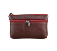 UALXPAO Coin Purse 2 Pcs Leather Wallet Men's Short Section Youth Soft First Layer Cowhide Black Credit Card Holder Purse(Color1)