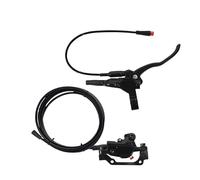 UALXPAO Hydraulic Disc Brake Set Power off Electric Bicycle Brakes 2 Piston with G3 Rotor E-Bike Hydraulic Disc Brake Set Aluminum Alloy Bike(Black Rear Brakes)