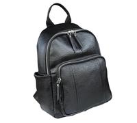 UALXPAO Leather backpack woman Women Genuine Leather Backpacks Lady Cowhide Design Large Capacity Bags Female Retro Versatile Ladies Bag for Work University Travel Business(Black)
