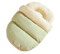 UALXPAO Plush Pet Bed Enclosed Cat Bed with Warmth and Security Features for Cats in Multi-Cat Families All-Season Pet Sofa Accessories(Green,60x40cm)