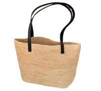 UALXPAO Summer Beach Straw Bag Grass Woven Handbag for Women's Summer Vacation Large Capacity Beach Bag Shoulder for Holiday Travel Shopping Picnic Beach(2)