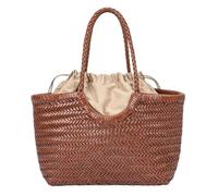 UALXPAO Summer Beach Straw Bag Hand-woven Tote Bag Genuine Leather Large Vegetable Basket With Woven Inner Pocket for Holiday Travel Shopping Picnic Beach(Yellowish Brown A)