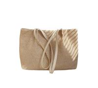 UALXPAO Summer Beach Straw Bag Outdoor Beach Straw Ladies Shoulder Bag Large Capacity Handmade Weaving Summer Women's for Holiday Travel Shopping Picnic Beach