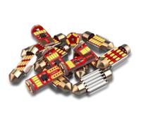 UANGLI For Peugeot 1007 2005-2009 9PCS Interior Light Kit Car Bulbs(White)