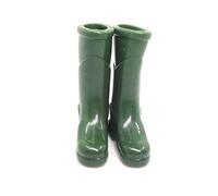 Uanqfegy Dollhouse Rain Boots - 1:12 Scale Color Mini Rain Boots, Plastic Rainboot for Doll Accessories, Green