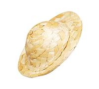 Uanqfegy Mini Simulation Straw Hat for Doll House Accessories - Decorative Tiny Hat for Dollhouse Miniatures