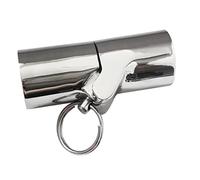 Uanratg 1 PCS Boat Handrail Fitting -Boat Pipe Connector Folding Swivel Coupling Tube Joint Connector for 7/8Inch (22MM)