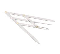 Uanratg 1Pcs Eyebrow Ruler Permanent Makeup Eyebrow Ruler Golden Ratio Divider Caliper Microblading Stencil Shaping Tool Tattoos Accessories Supplies