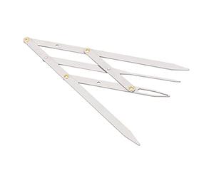 Uanratg 1Pcs Eyebrow Ruler Permanent Makeup Eyebrow Ruler Golden Ratio Divider Caliper Microblading Stencil Shaping Tool Tattoos Accessories Supplies