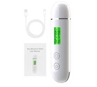 Uanratg Skin Water Cheek Elastic Skin Age Test Meter Face Skin Moisture&Oil Content Skin Analyzer Fluorescent Agent Detector Easy to Use