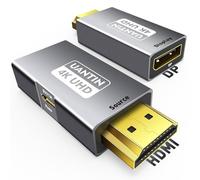 UANTIN HDMI to DisplayPort Adapter, 4K@60Hz Uni-Directional Only - 1 Pack | HDMI 2.0 Source to DP 1.2 Display Converter, Male to Female Adapter for Laptop,AMD,NVIDIA,PS5,Xbox and More