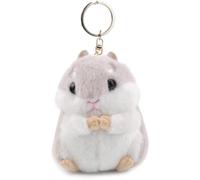 UAOOK Hamster Keyring Plush Pendant Handbag Charm Keychain Bag Accessory