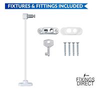 Uap - 1X White Window Restrictors, Interior Windows