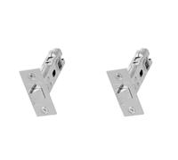 UAP 2 Sets 75mm Tubular Latch Square - Door Latches for Internal Doors Square Forend, Tubular Door Mortice Latch, Door Hardware (2 Pack, 75mm, Nickel Plated)