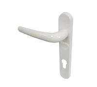 UAP 219mm Short Backplate Aluminium Signature Door Handle in White 5 Year Guarantee