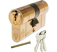UAP 30/40 (25-10-35) 70mm Brass High Security 1* Kitemarked Euro Cylinder Door Lock - Secured by Design
