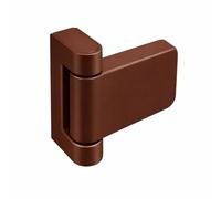 UAP 3D Adjustable T Flag Axis Door Hinges - High Security for All External uPVC Doors - Universal, Non-Handed Design for Optimal Functionality and Versatile Installation (21mm Rebate, Brown)