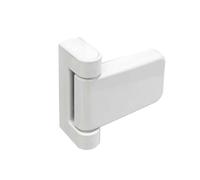 UAP 3D Adjustable T Flag Axis Door Hinges - High Security for All External uPVC Doors - Universal, Non-Handed Design for Optimal Functionality and Versatile Installation (22mm Rebate, White)