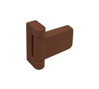 UAP 3D Adjustable T Flag Axis Door Hinges - High Security for All External uPVC Doors - Universal, Non-Handed Design for Optimal Functionality and Versatile Installation (23mm Rebate, Oak)