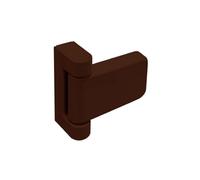 UAP 3D Adjustable T Flag Axis Door Hinges - High Security for All External uPVC Doors - Universal, Non-Handed Design for Optimal Functionality and Versatile Installation (23mm Rebate, Brown)