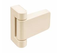 UAP 3D Adjustable T Flag Axis Door Hinges - High Security for All External uPVC Doors - Universal, Non-Handed Design for Optimal Functionality and Versatile Installation (19mm Rebate, Cream RAL 9001)