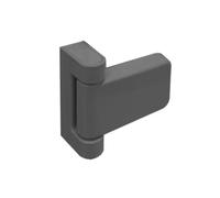 UAP 3D Adjustable T Flag Axis Door Hinges - High Security for All External uPVC Doors - Universal, Non-Handed Design for Optimal Functionality and Versatile Installation (19mm Rebate, Ath Grey)