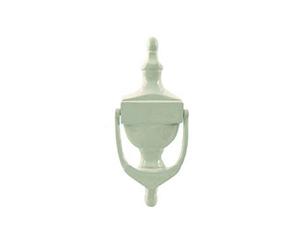 UAP 6 Inch Victorian Urn Door Knocker Concealed Fix in White (Face Fixed)