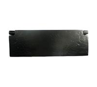UAP Cast Iron Internal Letterplate Catcher Black Traditional Mail Slot with 180 Degree Opening