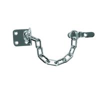 UAP Door Chain with Security Rating - Heavy-Duty Front Door Lock with 200kg Break Resistance - Slim Chrome Door Restrictor for UPVC & Wooden Doors - Easy Installation (Polished Chrome)