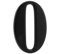 UAP Limited Door Number 0 Zamak- Self Adhesive 3" House Number, Times Roman Font