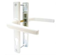 UAP Limited Schlosser Technik Gu Ferco Upvc Lever On Backplate Door Handle Pair 180mm White