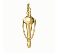 UAP Limited Share Uap Slimline Victorian Urn 8" Stainless Steel Door Knocker With Spyhole And Hidden Fixing In Pvd Gold Finish
