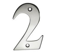 UAP Limited Uap 3-Inch Stainless Steel House Number 2 - Mirror Polished