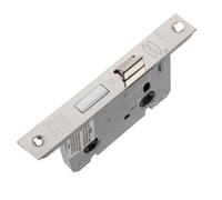 UAP Limited Uap Bathroom Door Lock - Nickel Plated - 75mm - Fixed Square Forend