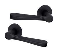 UAP Limited Uap Calla Matte Black Internal Door Handles Pair Premium Zinc Lever Design Black
