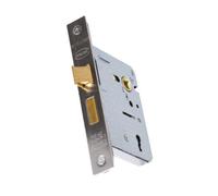 UAP Limited Uap Classic 3-Lever Bathroom Mortice Sash Lock - 65mm (2.5") Satin Stainless Steel