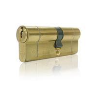 UAP Limited Uap+ Euro Cylinder Lock - 1 Star Kitemarked Euro Lock Cylinder - Suitable For All Door Types - 80mm - 40/40 - Brass