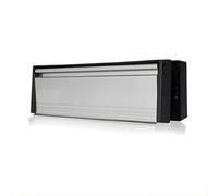 UAP Limited Uap Framemaster 12" Satin Silver Stainless Steel Letterplate- Internal & External Letter Box For 40-80mm Doors