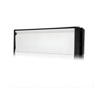UAP Limited Uap Framemaster 12" White Aluminium Letterplate - Internal & External Letter Box For Upvc, Composite & Wooden 40-80mm Doors