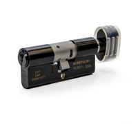 UAP Limited Uap Freezeguard Ts007 3 Star Thumb Turn Euro Cylinder Lock, Door Security Lock - 70mm (35/35) - 3 Keys, All Door Types, Black