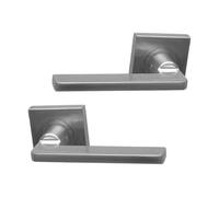 UAP Limited Uap Gemini Satin Nickel Internal Door Handles Pair- Premium Range Zinc Lever Design