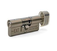 UAP Limited Uap High Security 3 Star Euro Cylinder Thumbturn (Ts007) - 3 Keys - Door Barrel Lock - All Door Types - 95mm (40/55T) - Nickel